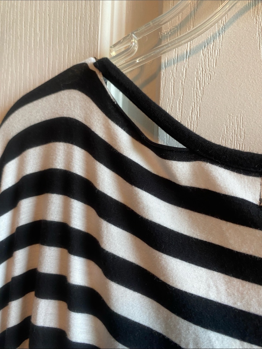 Michael Kors Black and White Striped Tunic Top - Picture 5 of 5